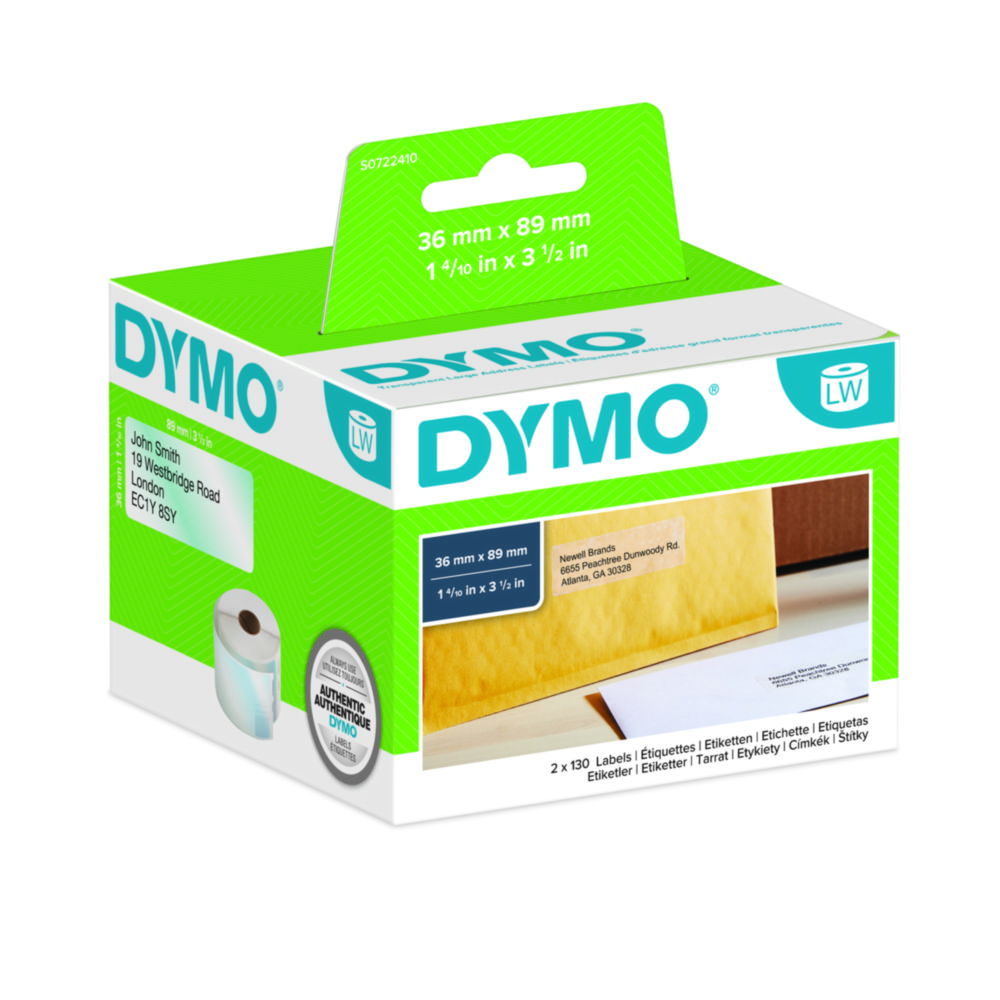 Štítky LabelWriter™ pre tlačiarne štítkov <sup>DYMO®</sup> 