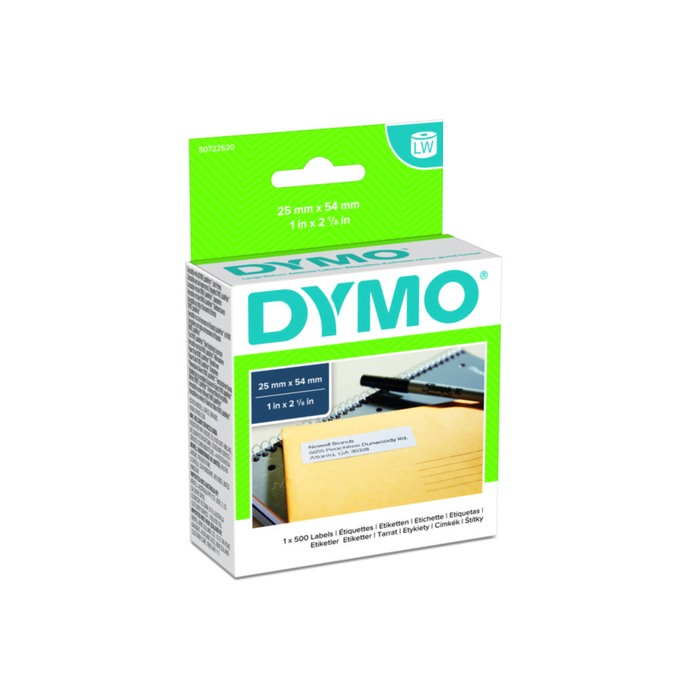 Štítky LabelWriter™ pre tlačiarne štítkov <sup>DYMO®</sup> 