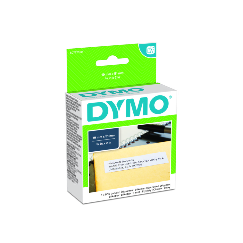 Papierové štítky LabelWriter™ pre tlačiarne štítkov <sup>DYMO®</sup>, odnímateľné