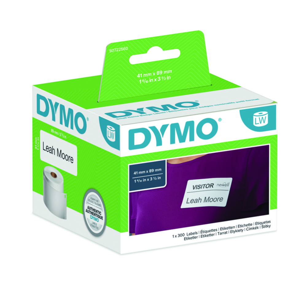 Papierové štítky LabelWriter™ pre tlačiarne štítkov <sup>DYMO®</sup>, odnímateľné