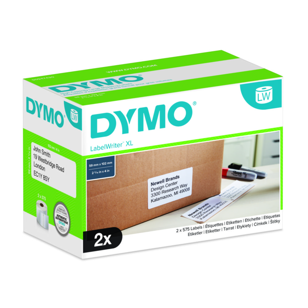 Štítky LabelWriter™ pre tlačiarne štítkov <sup>DYMO®</sup> 
