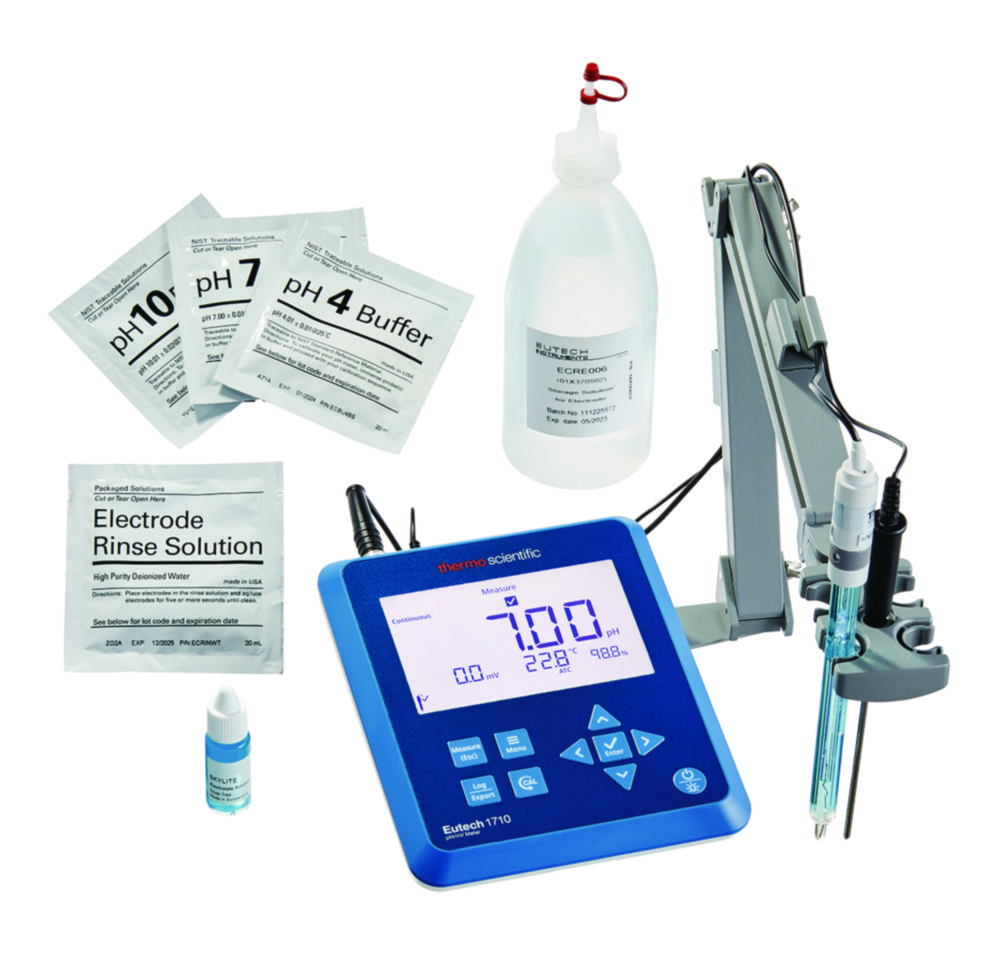 pH/mV meter Eutech™ PH 1710, chemicky odolná súprava