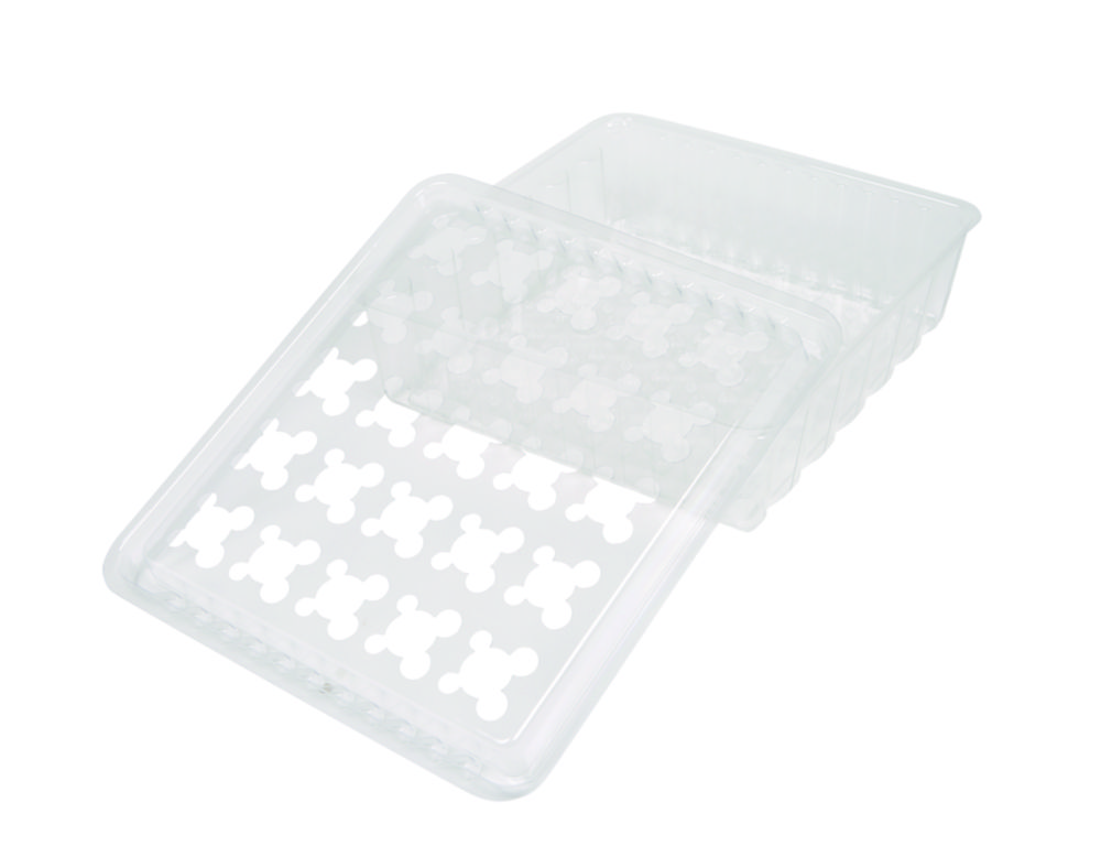 Vložka MultiTube-Rack pre prepravný box na vzorky DuraPorter XL, variabilná veľkosť pozície