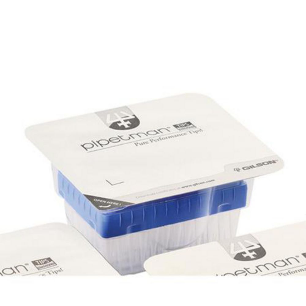 Pipetovacie špičky <sup>PIPETMAN®</sup> DIAMOND TIPS pre pipetovací robot <sup>PIPETMAX®</sup>, náplň do blistrov