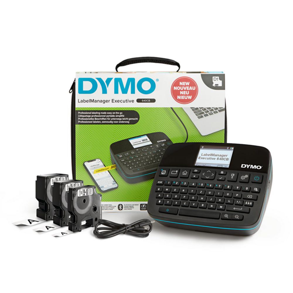 Tlačiareň štítkov DYMO<sup>®</sup> LabelManager™ Executive 640 CB, sada puzdier