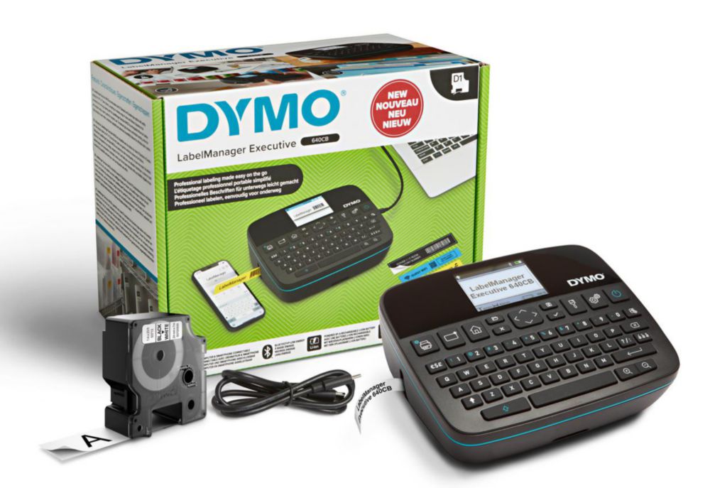 Tlačiareň štítkov DYMO<sup>®</sup> LabelManager™ Executive 640 CB