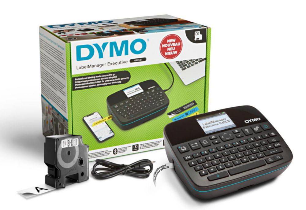Tlačiareň štítkov DYMO<sup>®</sup> LabelManager™ Executive 640 CB