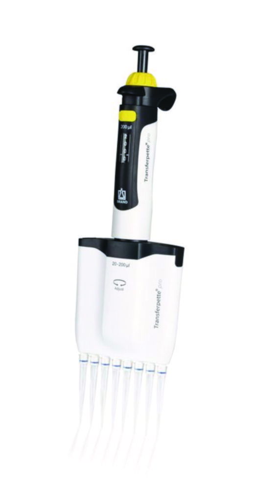 Viackanálové mikrolitrové pipety Transferpette<sup>®</sup> pro, variabilné
