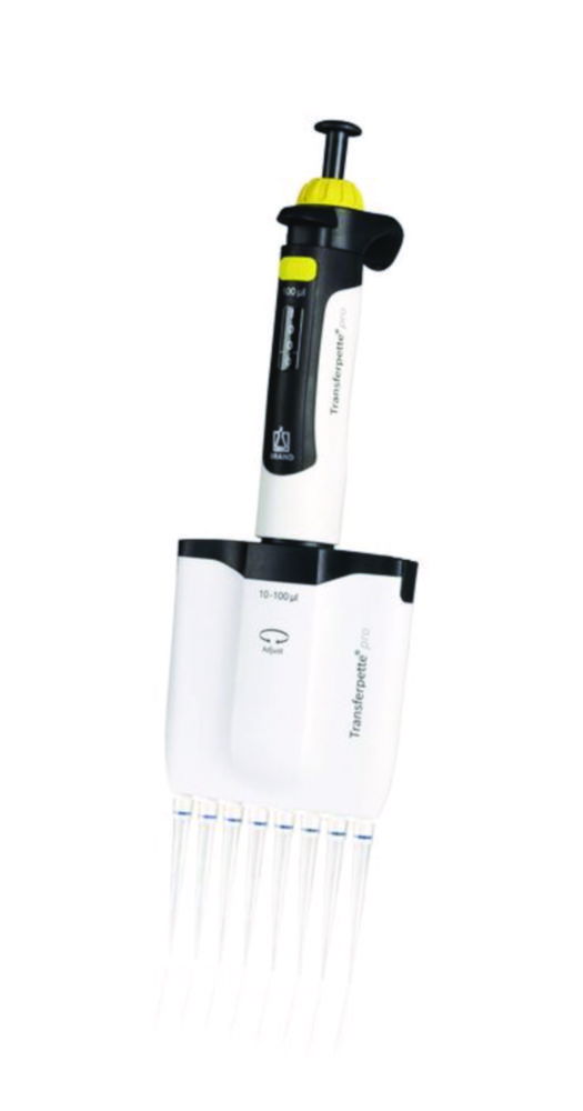 Viackanálové mikrolitrové pipety Transferpette<sup>®</sup> pro, variabilné