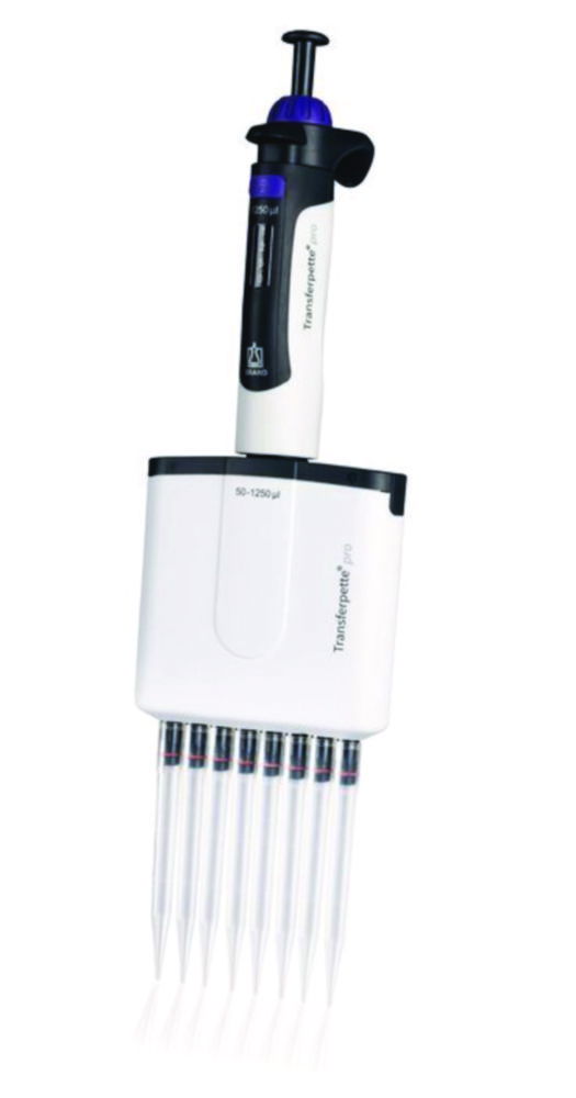 Viackanálové mikrolitrové pipety Transferpette<sup>®</sup> pro, variabilné