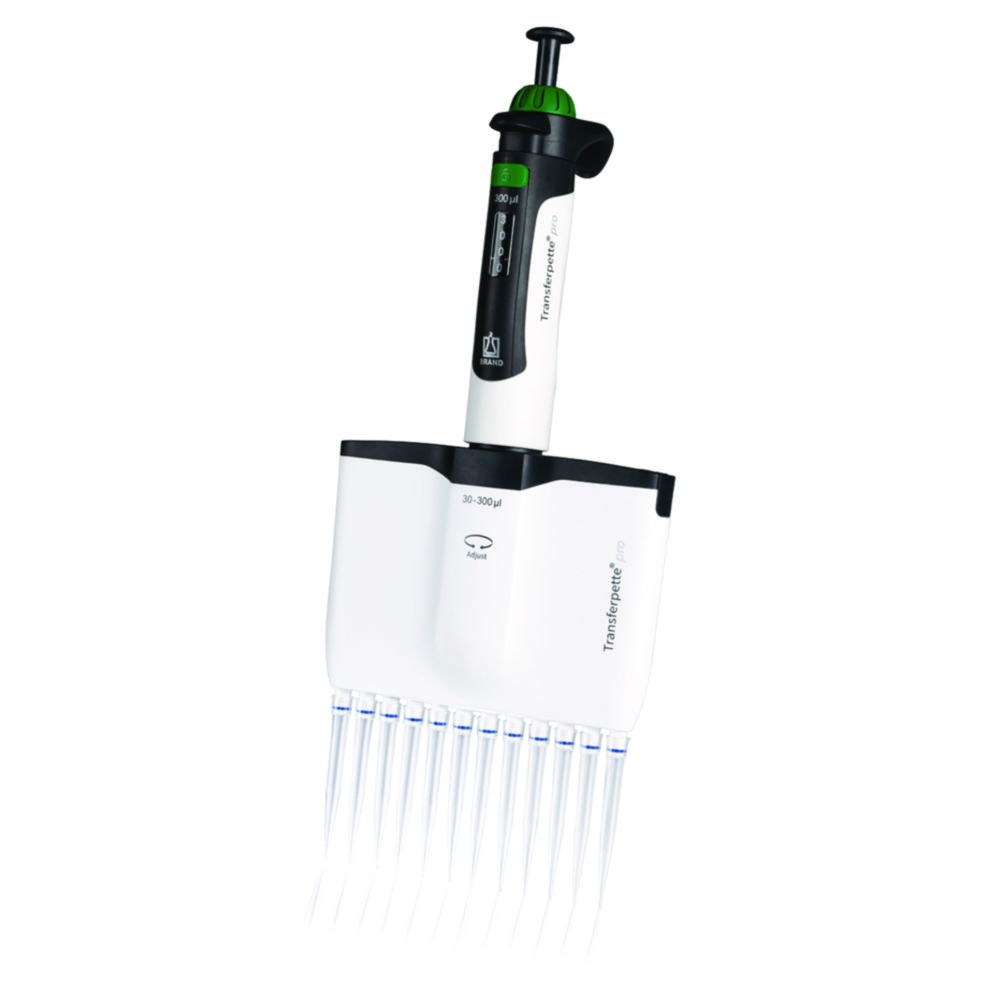 Viackanálové mikrolitrové pipety Transferpette<sup>®</sup> pro, variabilné