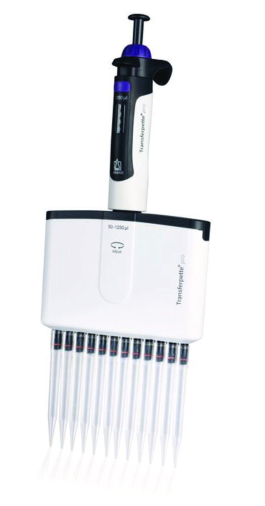 Viackanálové mikrolitrové pipety Transferpette<sup>®</sup> pro, variabilné
