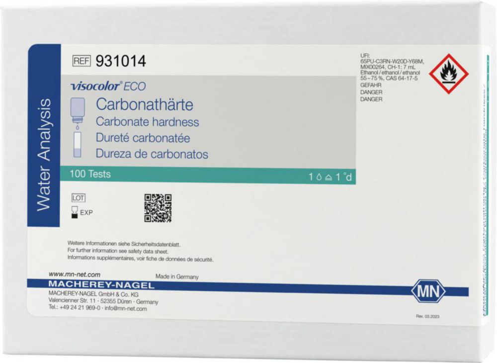 Testovacie súpravy <i><sup>VISOCOLOR®ECO</sup> na </i>analýzu vody