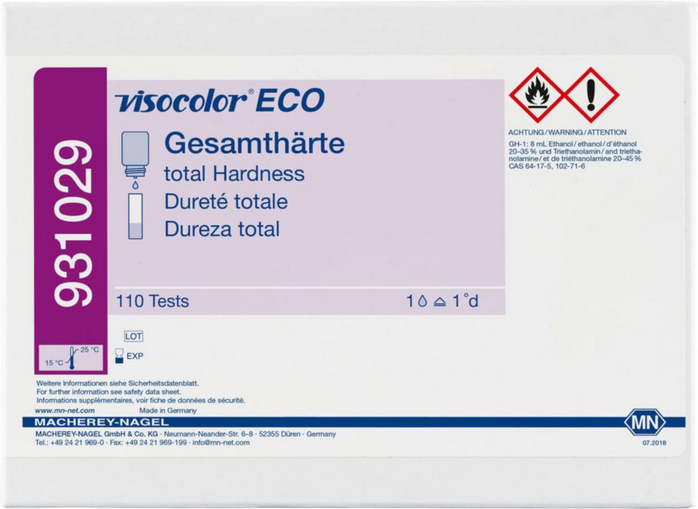 Testovacie súpravy <i><sup>VISOCOLOR®ECO</sup> na </i>analýzu vody
