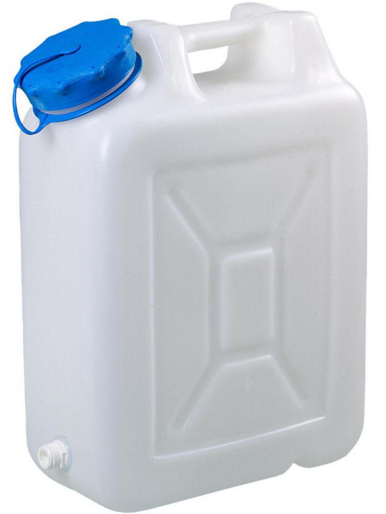 Kanistre so širokým hrdlom, HDPE, so závitovým konektorom