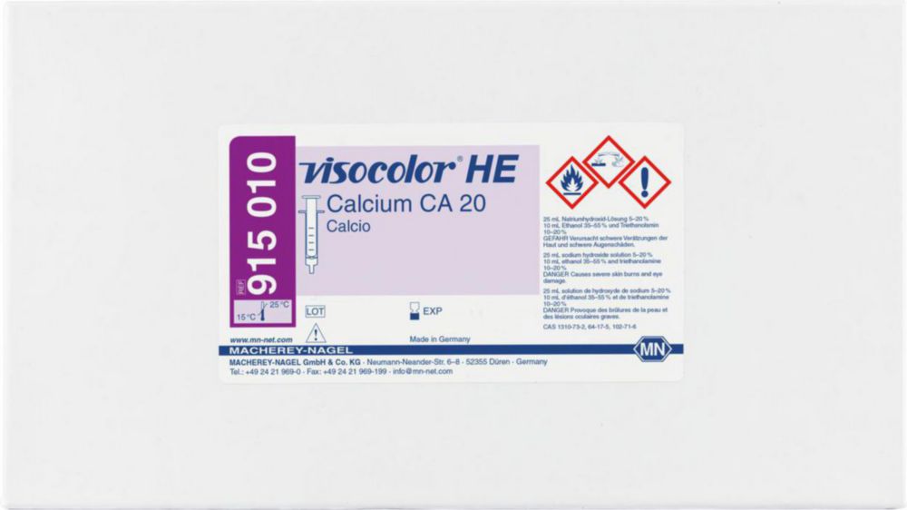 Testovacie súpravy <i><sup>VISOCOLOR®HE</sup> na </i>analýzu vody