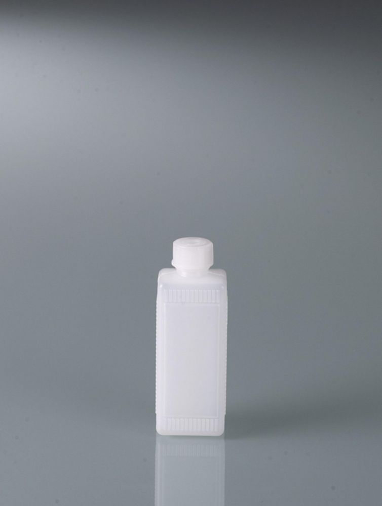 Štvorcové fľaše so skrutkovacím uzáverom, HDPE