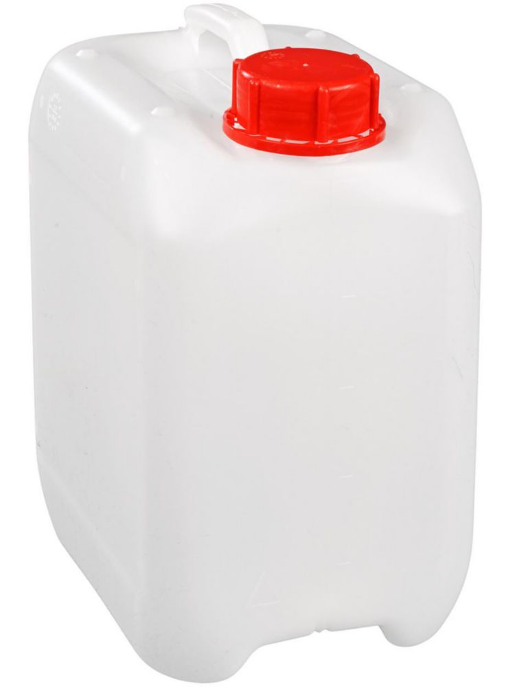 Kanistre z HDPE, s uzáverom, ktorý sa nedá otvoriť
