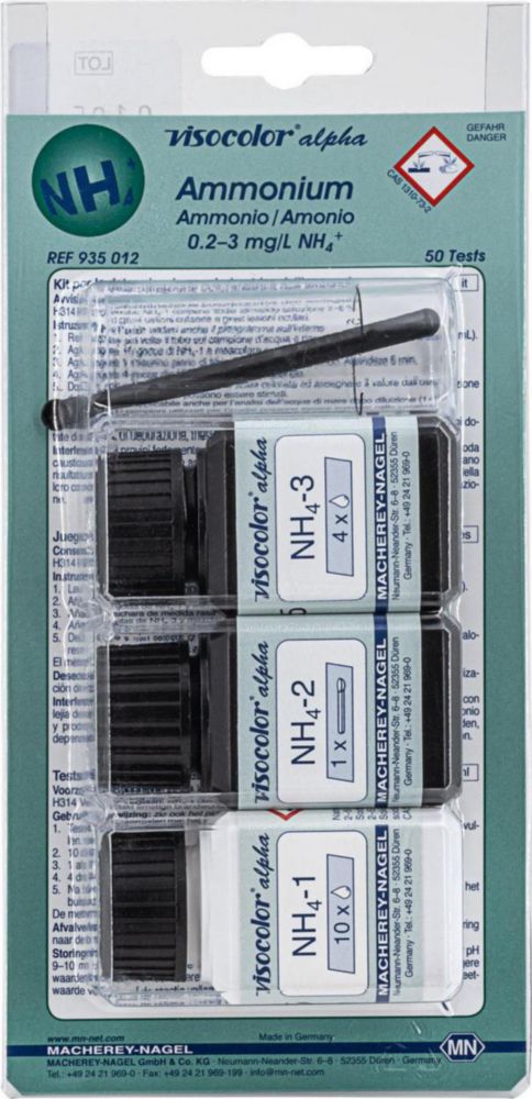 Testovacie súpravy, <i><sup>VISOCOLOR®alpha</sup> na </i>analýzu vody
