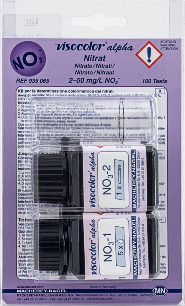 Testovacie súpravy, <i><sup>VISOCOLOR®alpha</sup> na </i>analýzu vody