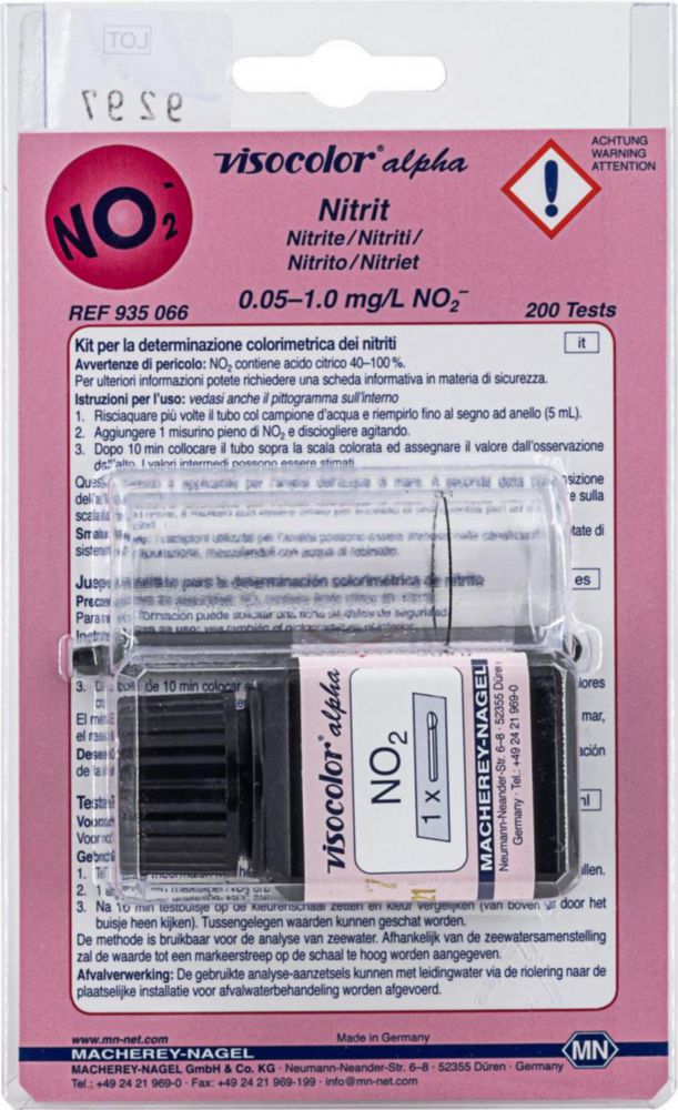 Testovacie súpravy, <i><sup>VISOCOLOR®alpha</sup> na </i>analýzu vody