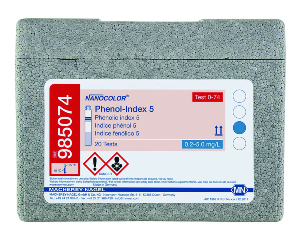 Testy na skúmavkách <sup>NANOCOLOR® </sup>Phenolic