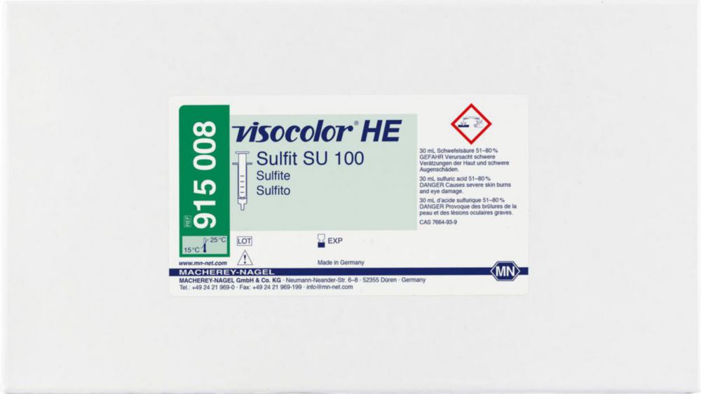 Testovacie súpravy <i><sup>VISOCOLOR®HE</sup> na </i>analýzu vody