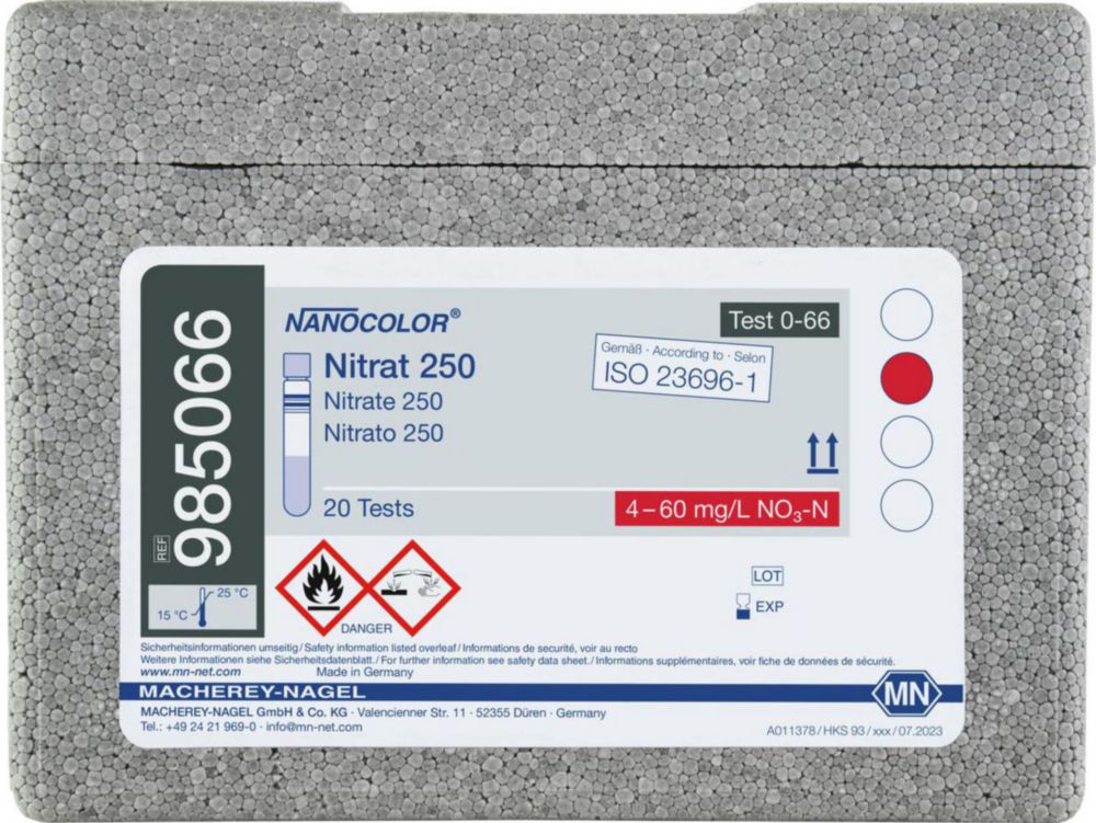 Skúmavkové testy <sup>NANOCOLOR® </sup>Nitrát / dusitan