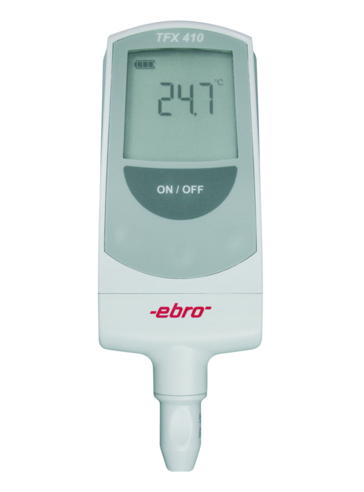 Laboratory thermometer set TFX 410-1, with temperature probe TPX 200