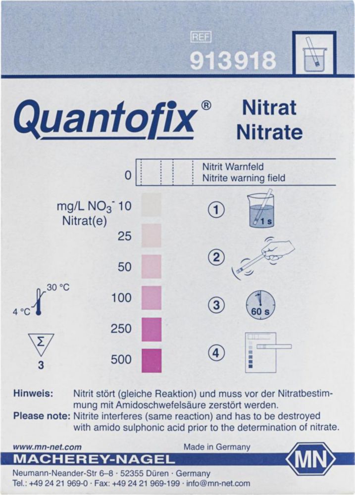 Testovacie prúžky <sup>QUANTOFIX®</sup> 