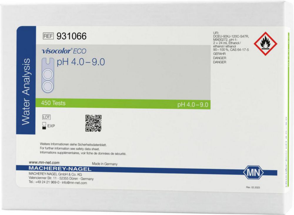 Testovacie súpravy <i><sup>VISOCOLOR®ECO</sup> na </i>analýzu vody