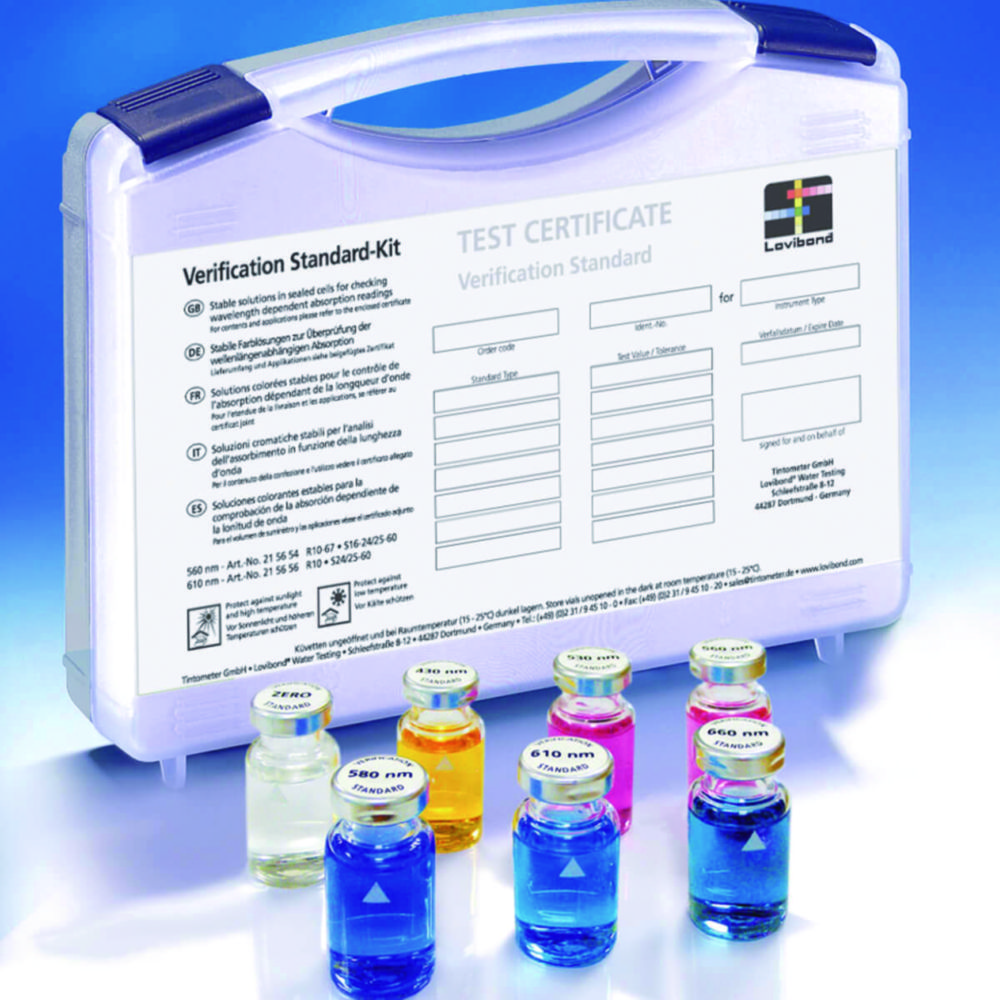 Príslušenstvo pre fotometre <sup>Lovibond®</sup> 