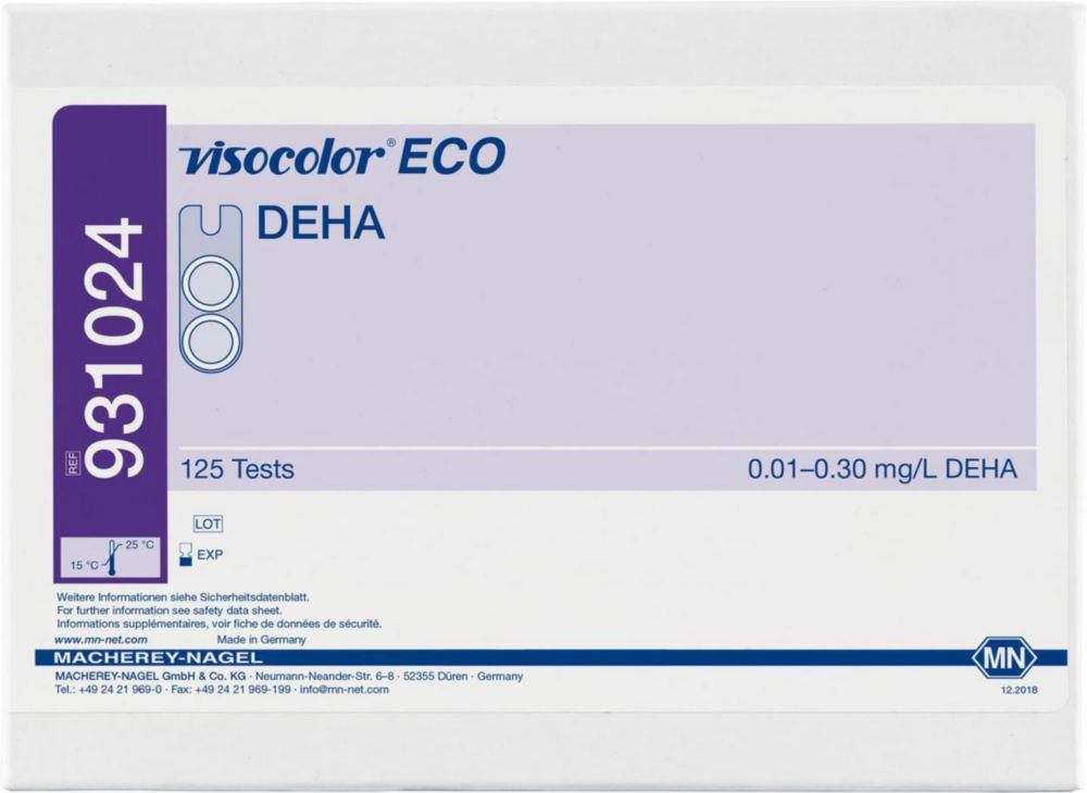Testovacie súpravy <i><sup>VISOCOLOR®ECO</sup> na </i>analýzu vody