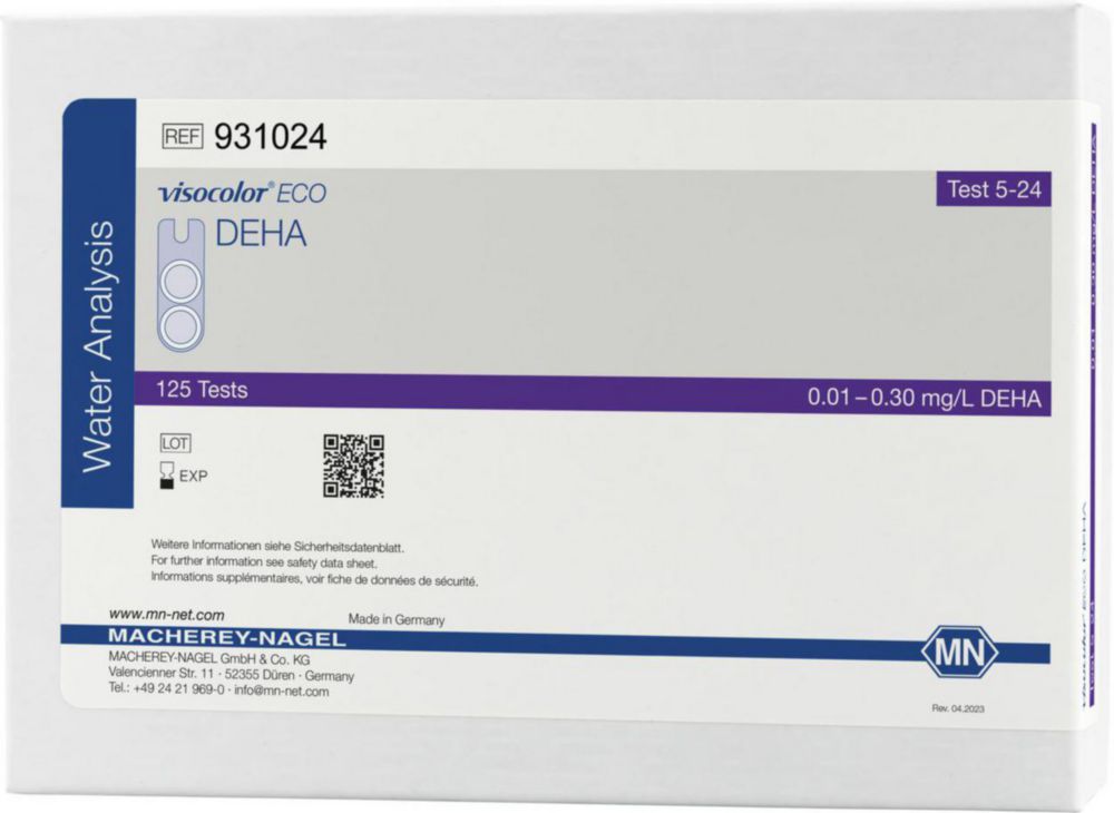Testovacie súpravy <i><sup>VISOCOLOR®ECO</sup> na </i>analýzu vody