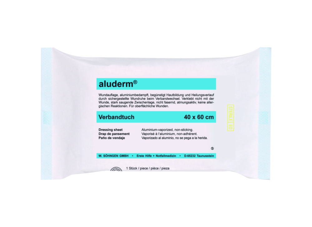 Obväzový materiál <sup>aluderm®</sup>, sterilný