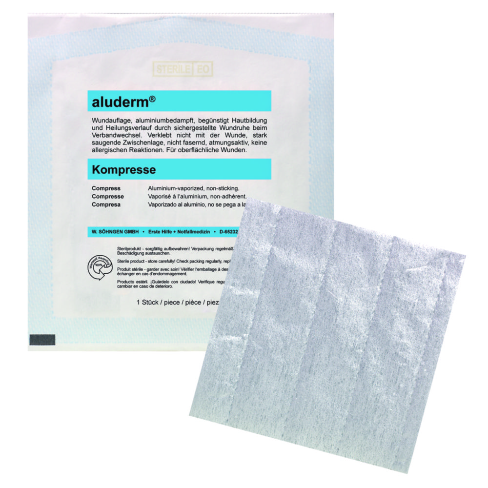 Kompresy <sup>aluderm®</sup>, sterilné