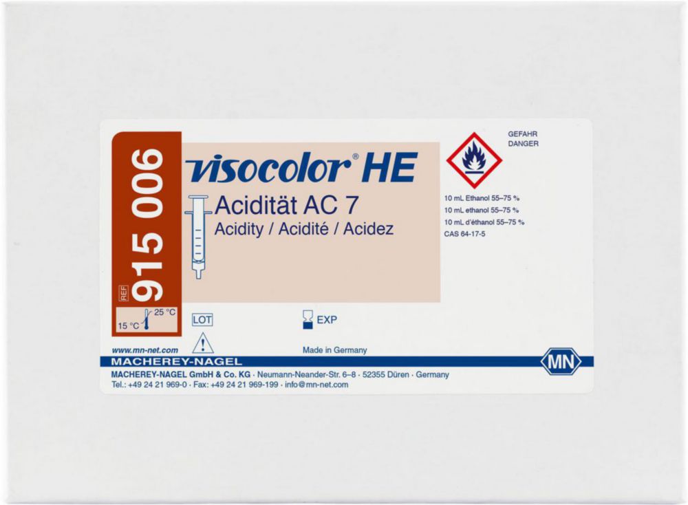 Testovacie súpravy <i><sup>VISOCOLOR®HE</sup> na </i>analýzu vody