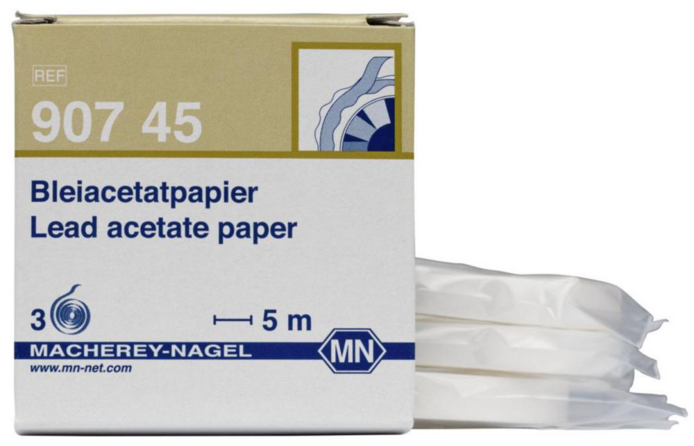 Testovacie papieriky, octan olovnatý, náhradné balenie