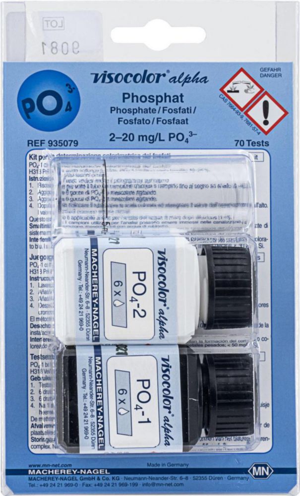 Testovacie súpravy, <i><sup>VISOCOLOR®alpha</sup> na </i>analýzu vody