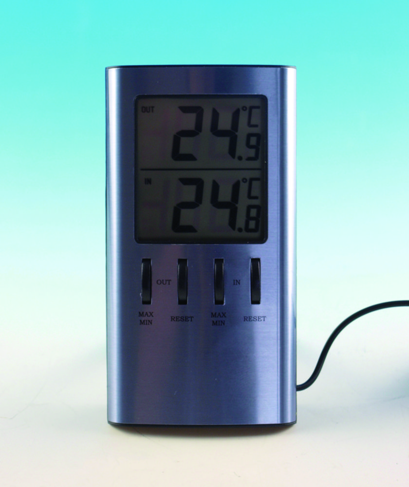 Maximálny a minimálny teplomer, elektronický