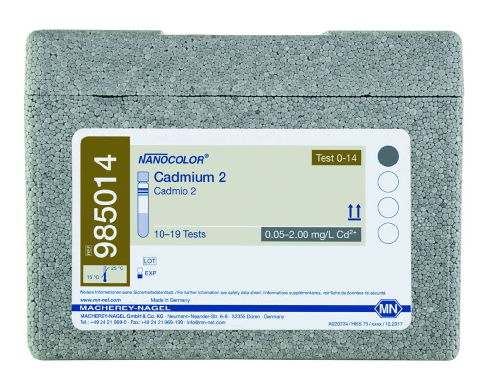 Testy rúk <sup>NANOCOLOR® </sup>Cadmium