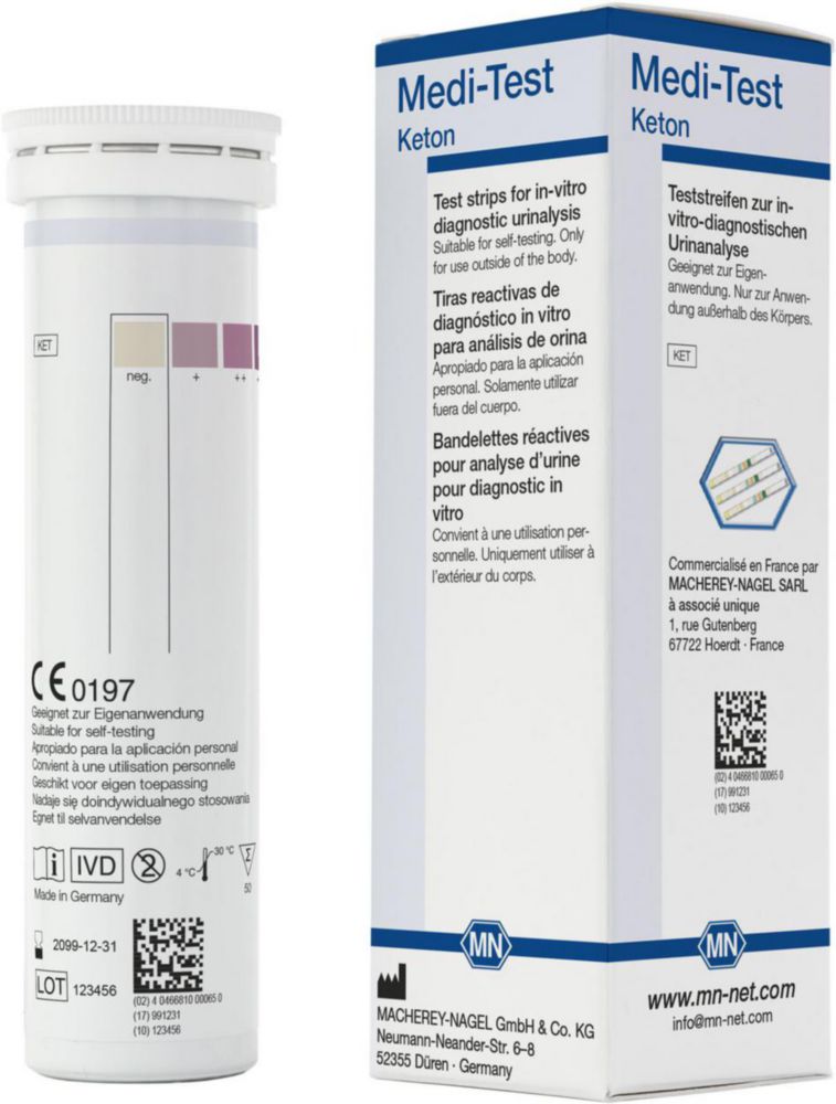 Testovacie prúžky na analýzu moču MEDI-TEST