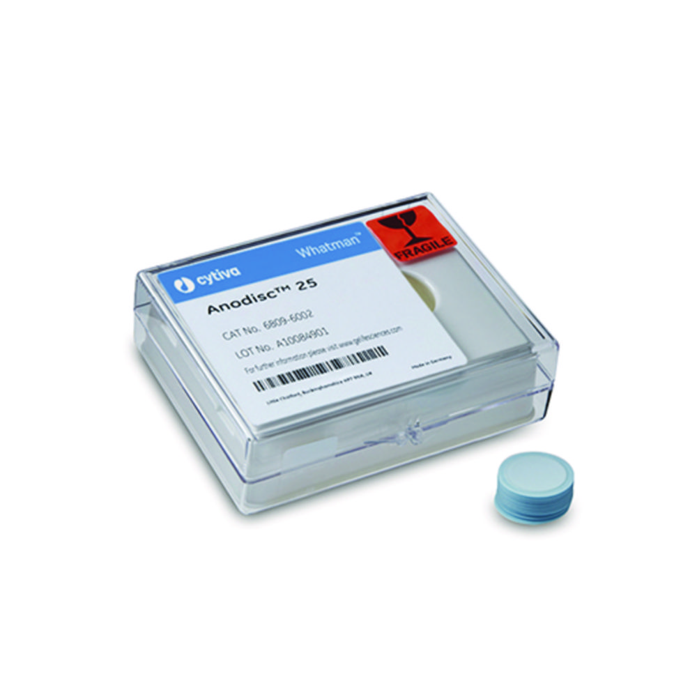 Membránové filtre, anorganické, <sup>Anodisc®</sup>