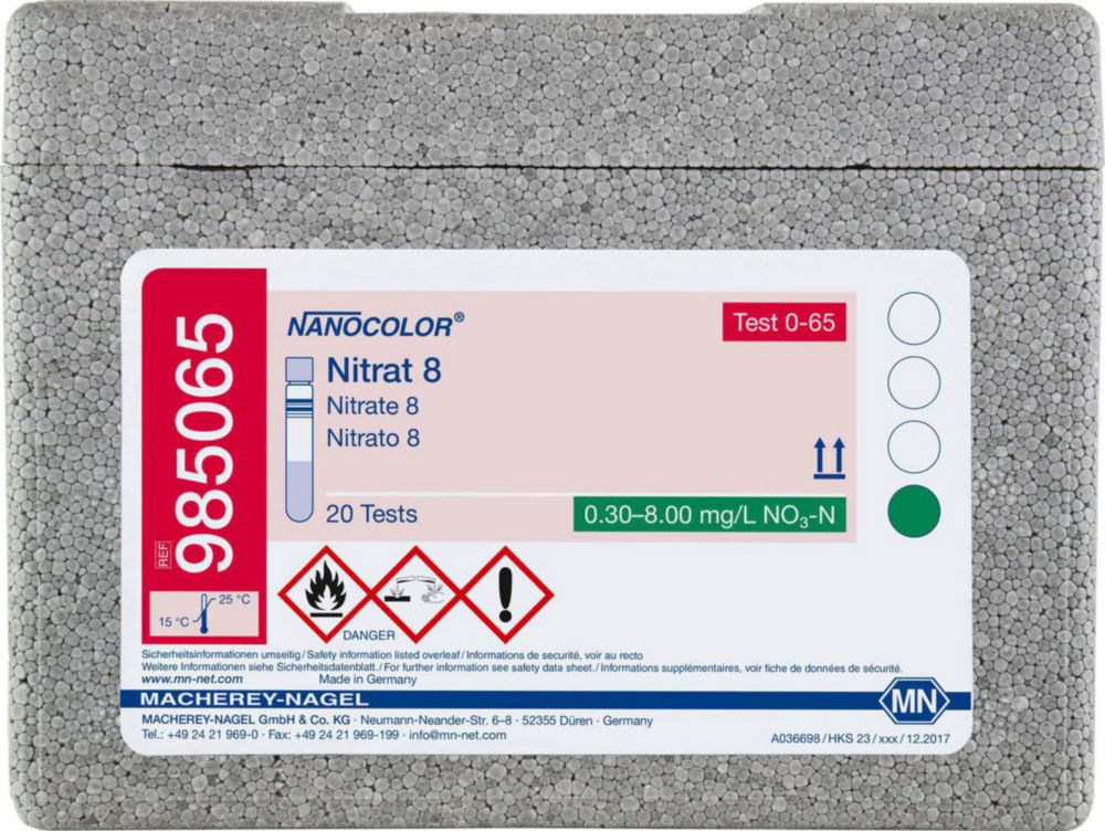 Skúmavkové testy <sup>NANOCOLOR® </sup>Nitrát / dusitan