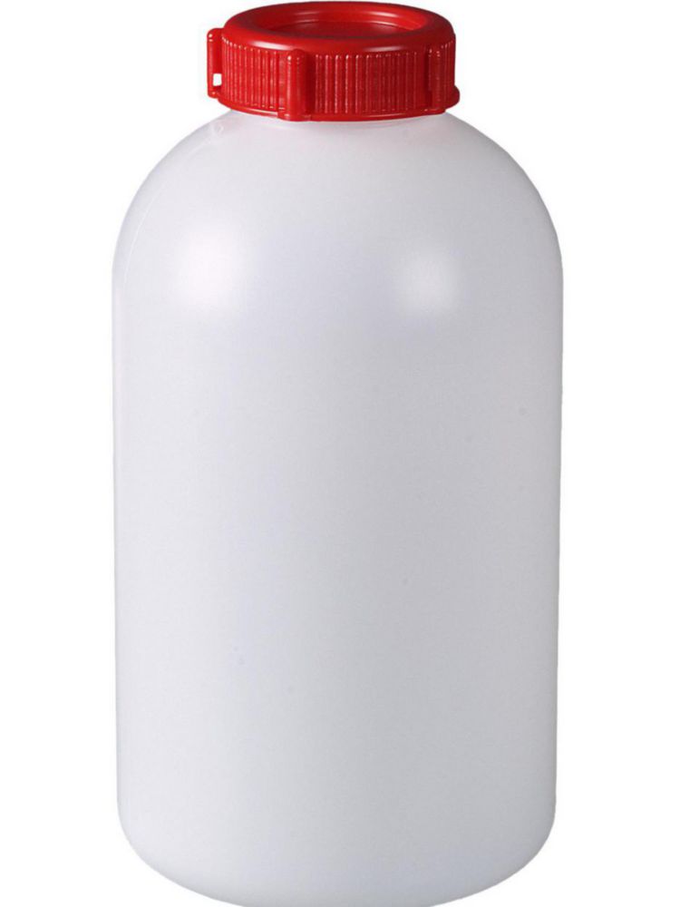 Fľaše so širokým hrdlom, HDPE, uzatvárateľné