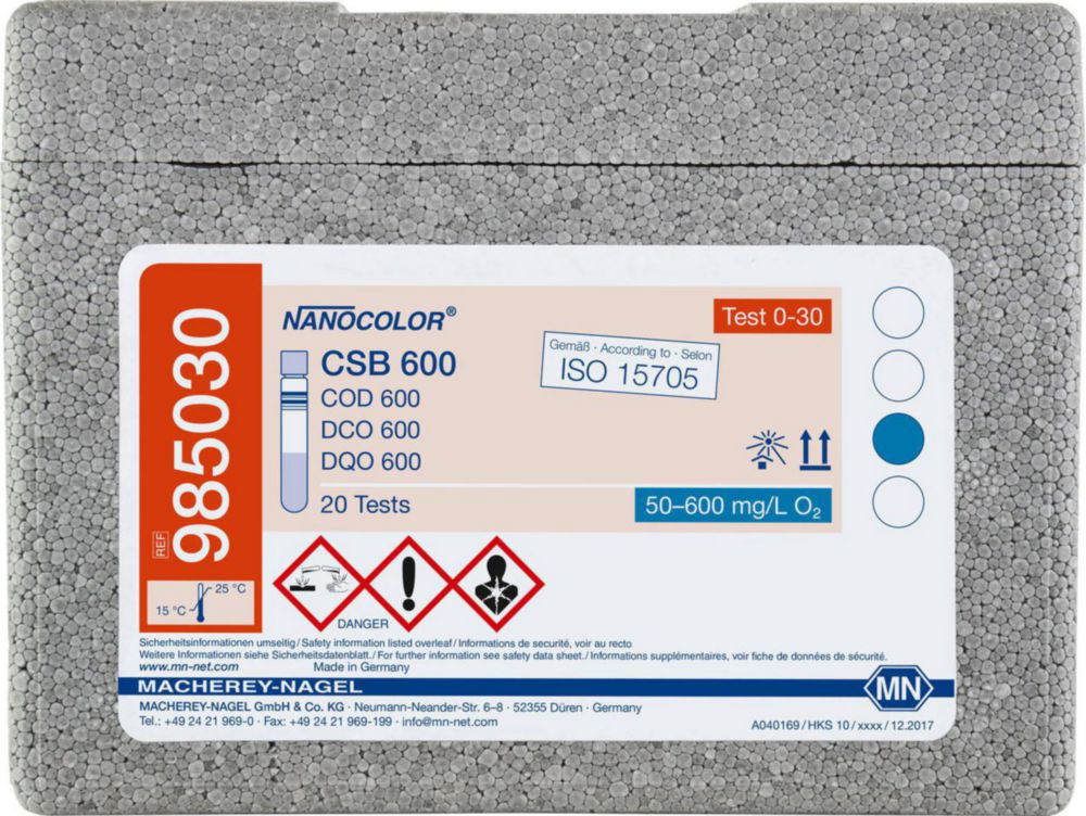Skúmavky <sup>NANOCOLOR® </sup>COD