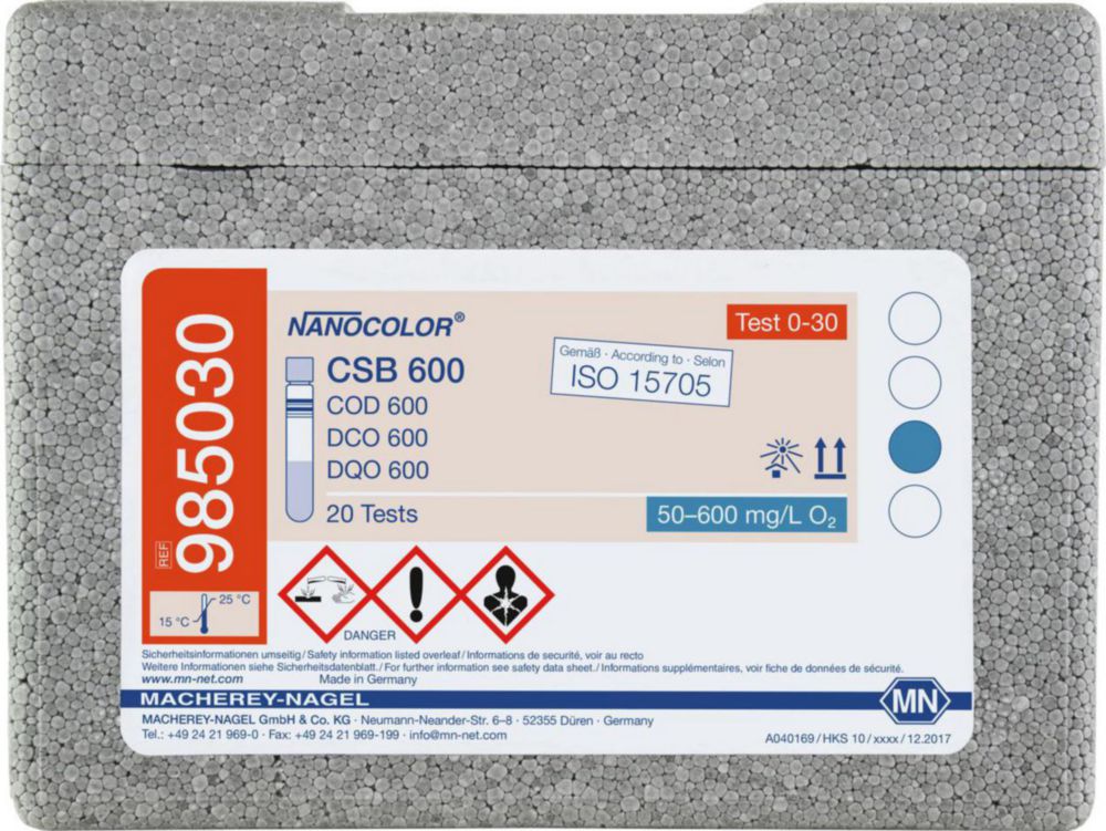 Skúmavky <sup>NANOCOLOR® </sup>COD