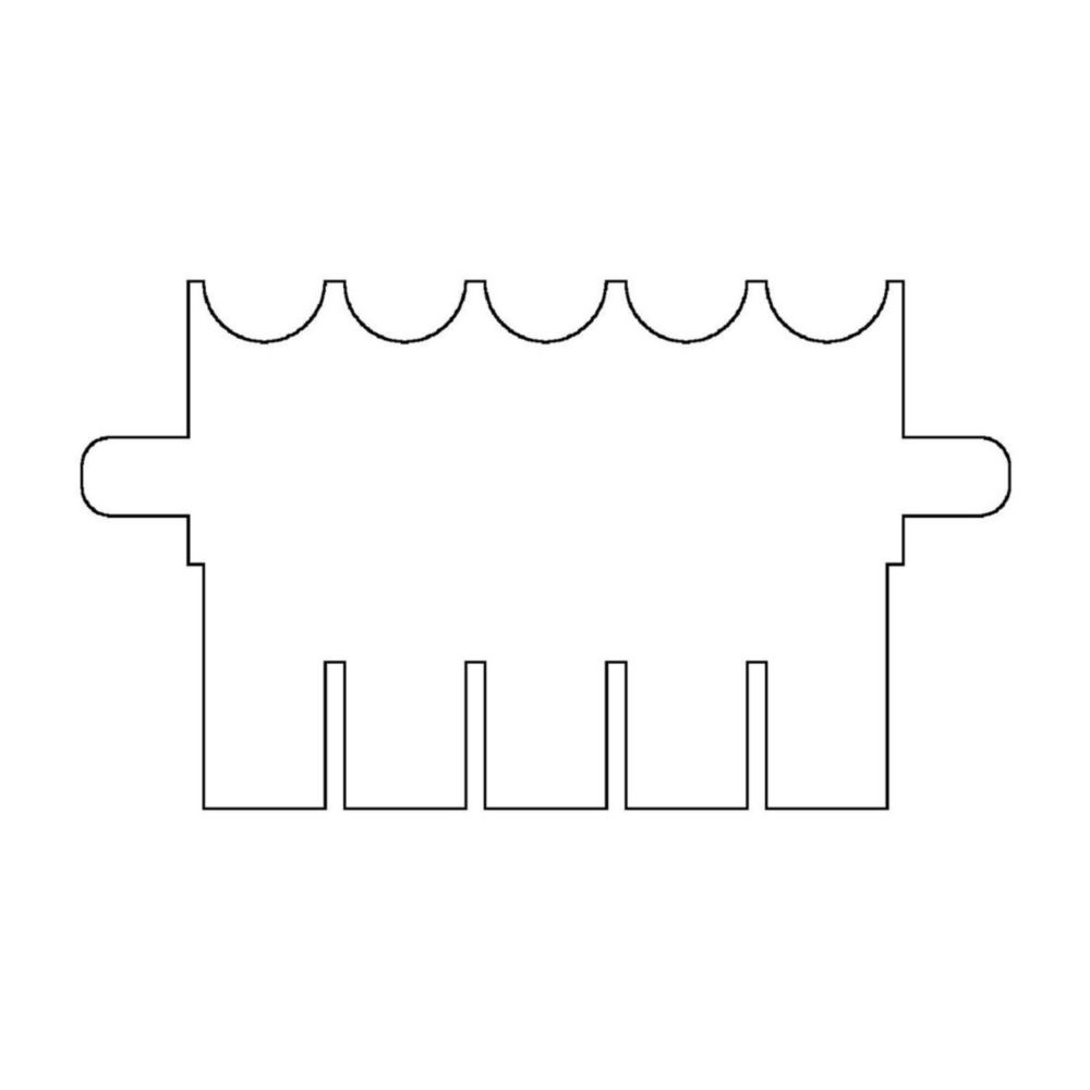 Hrebene pre elektroforéznu komoru OmniPage Mini
