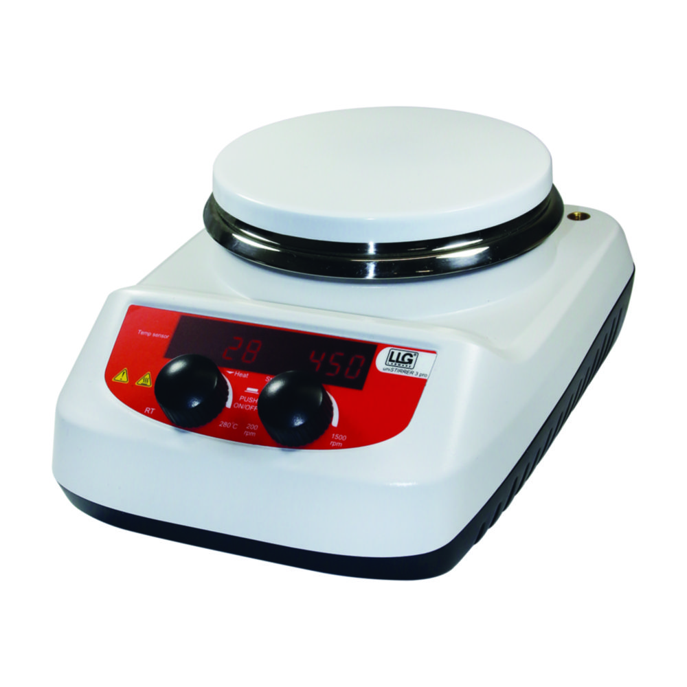 Magnetické miešadlo s ohrevom <i>LLG-uniSTIRRER</i> 3 pro, kompletná sada