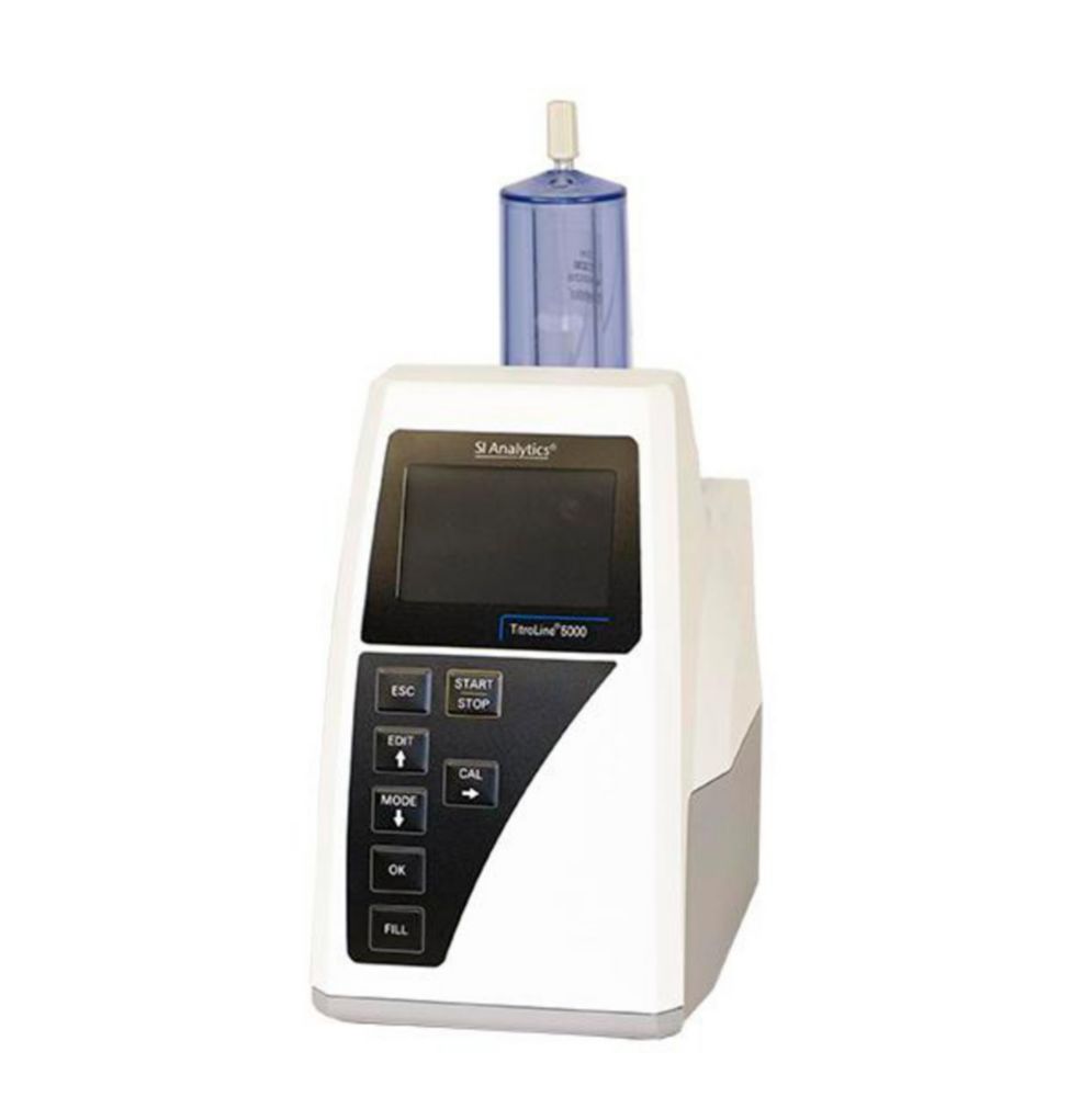 Automatický titrátor TitroLine<sup>®</sup> 5000 s dávkovacou jednotkou 20 ml